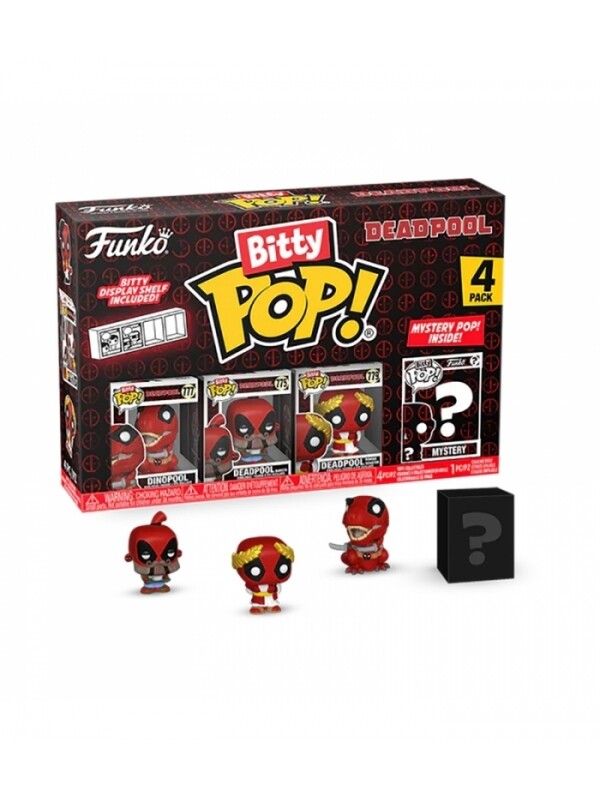 Marvel: Funko Bitty Pop! - Deadpool - Dinopool 4 Pack -