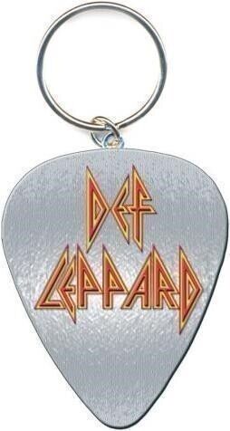 Def Leppard: Pick Logo (Portachiavi Metallo) -