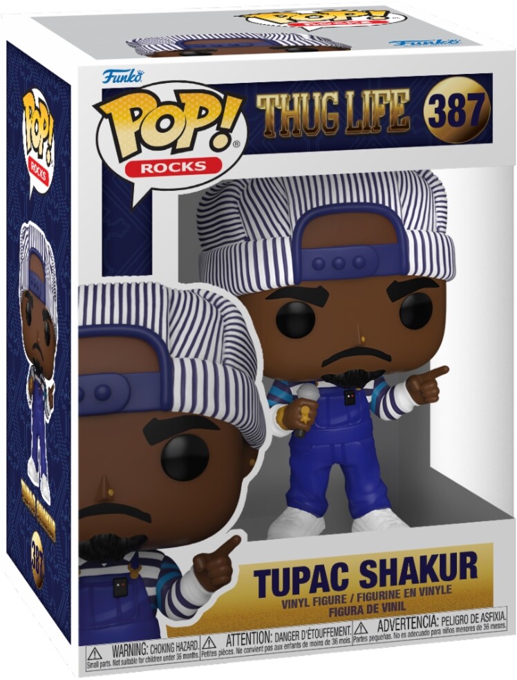 Tupac: Funko Pop! Rocks - Thug Life - Tupac Shakur (Vinyl Figure 387) -