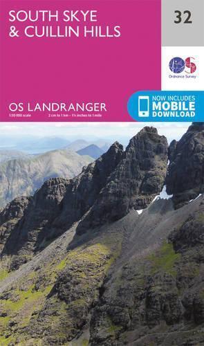 South Skye & Cuillin Hills (Map) OS Landranger Map