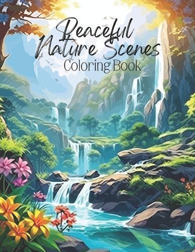 AngelFace Press Angelface Press Peaceful Nature Scenes Coloring Book (Tascabile)