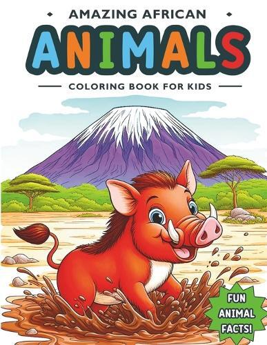 Nategy Amazing African Animals Coloring Book For Kids (Tascabile)