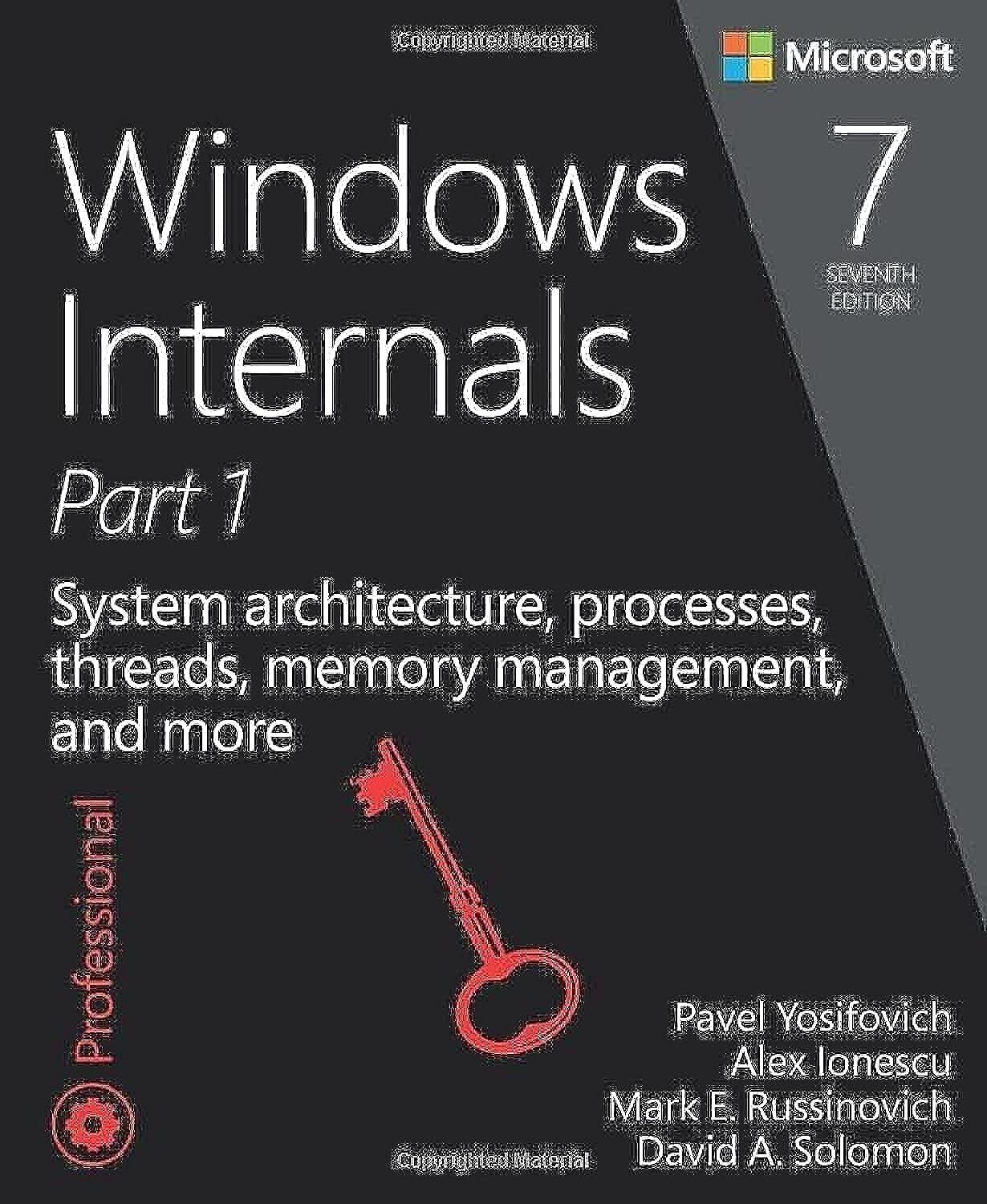 9780735684188 Windows Internals, Book 1: User Mode [Lingua ingle...ent, and more