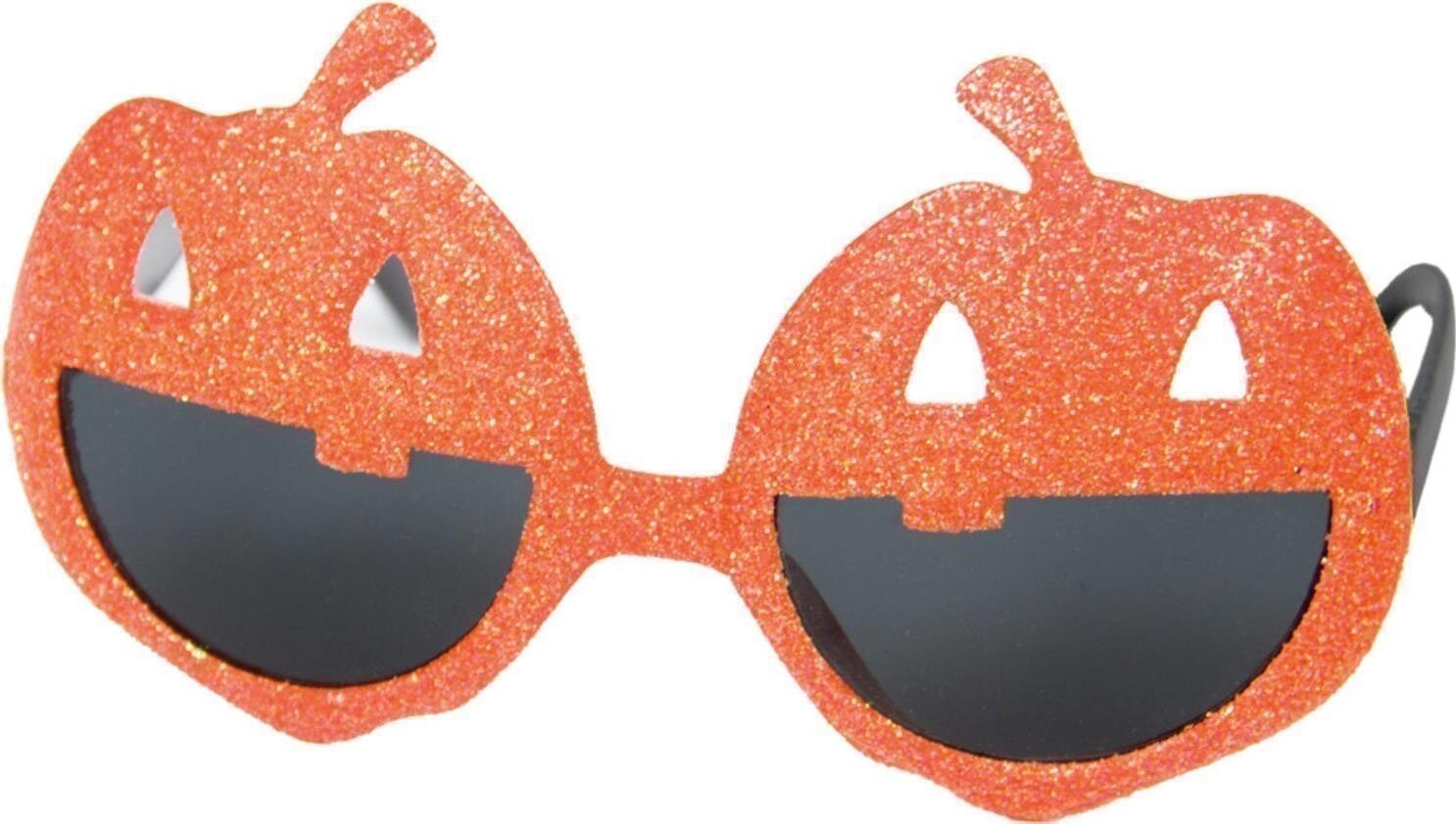 Folat: Glasses Pumpkin Orang Glitter -