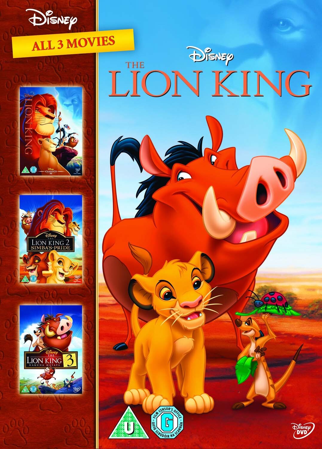 Dvd Lion King Trilogy (3 Dvd) [Edizione: Paesi Bassi]