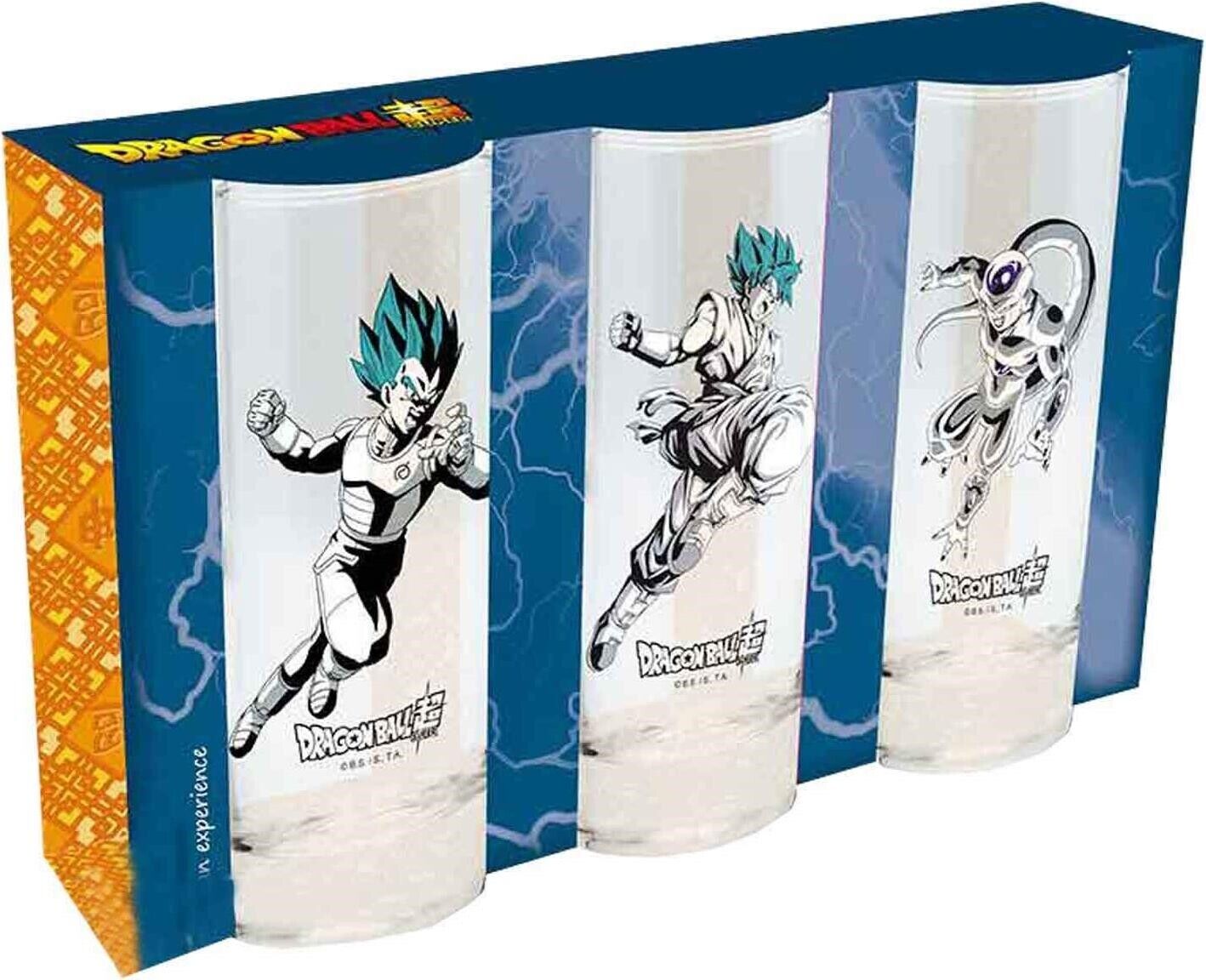 Dragon Ball Super: ABYstyle (3 Glass Set / Set Bicchieri) -