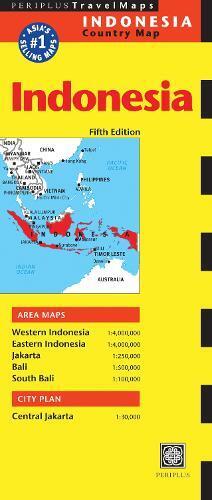 Indonesia Travel Map Fifth Edition (Map)