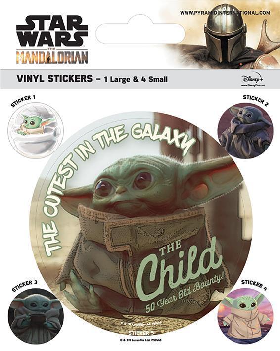 Star Wars: Pyramid - The Mandalorian - The Child (Vinyl Stickers Pack) -