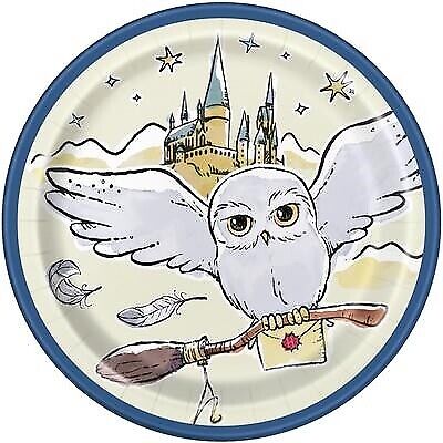 Unique Party: 8 Harry Potter 7" Plt -
