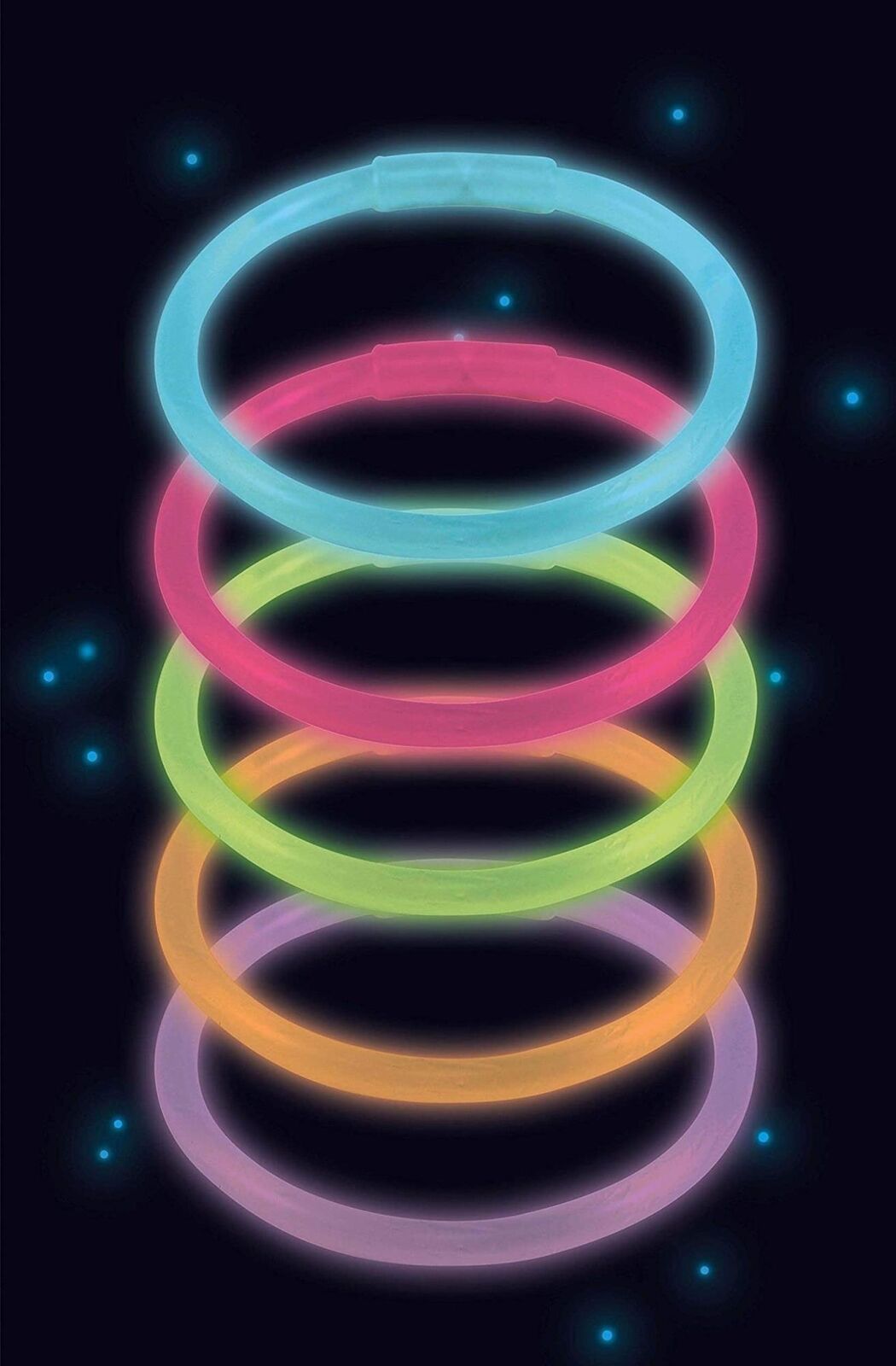 Amscan: Fancy Glow Leucht-Armbander Farblich Sortiert. Fancy Glow - Braccialetto