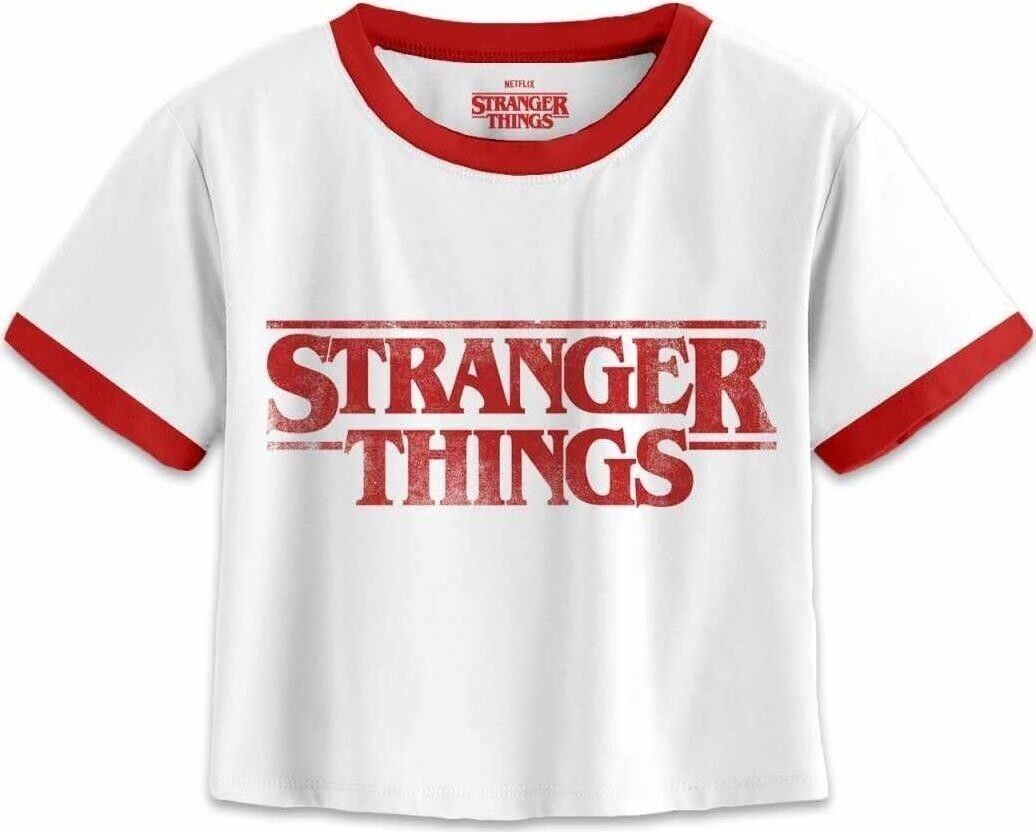 Stranger Things: Distressed Logo (Superheroes Inc. Cropped) (T-Shirt Unisex Tg.