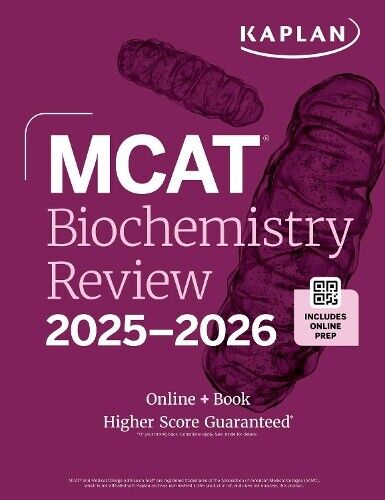 MCAT Biochemistry Review 2025-2026 (Tascabile) Kaplan Test Prep