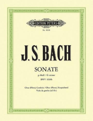 Raymond Meylan  Sonata in G minor BWV 1030b f. Oboe (Flute) and Harp (Tascabile)