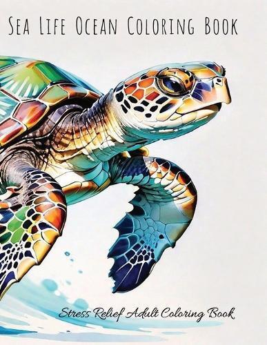 C Hairston Sea Life Ocean Adult Coloring Book (Tascabile)