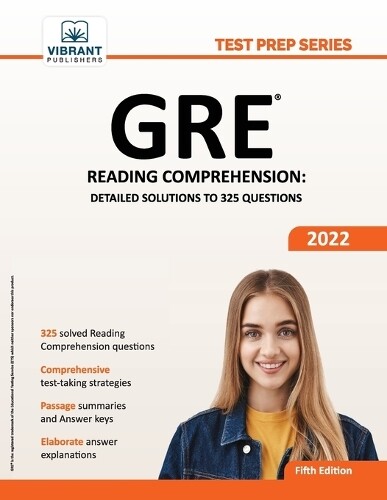 Vibrant Publishers GRE Reading Comprehension (Tascabile) Test Prep
