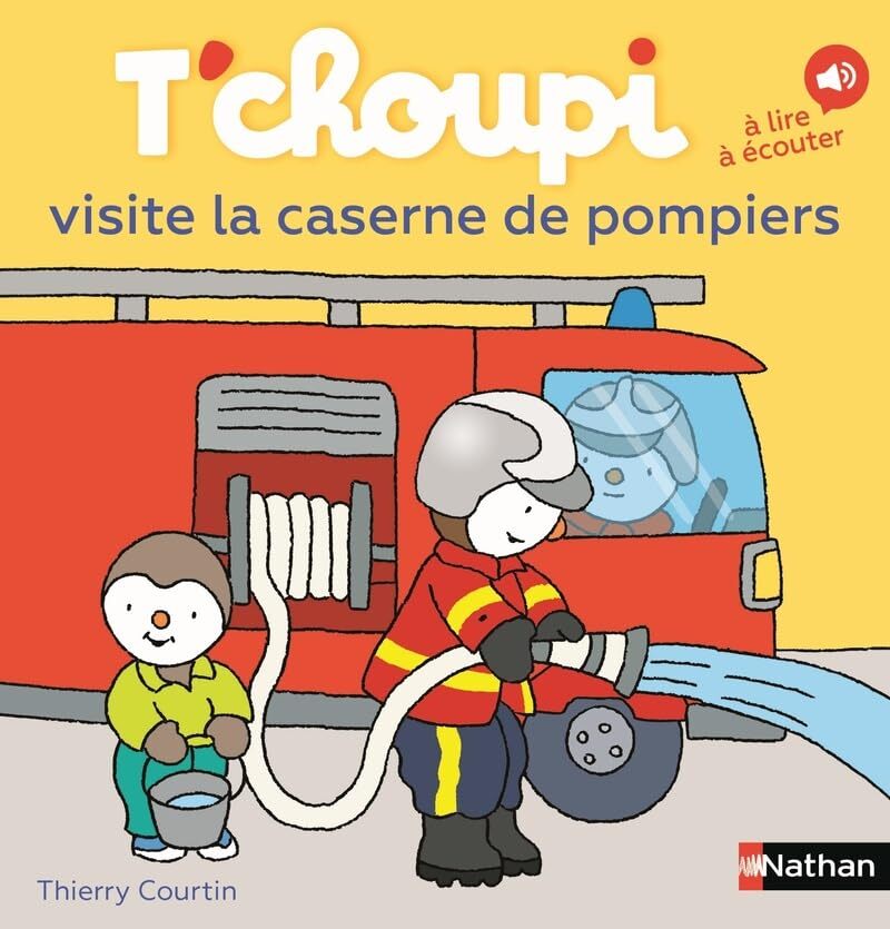 9782095018290 T'choupi visite la caserne de pompiers - Thierry Courtin
