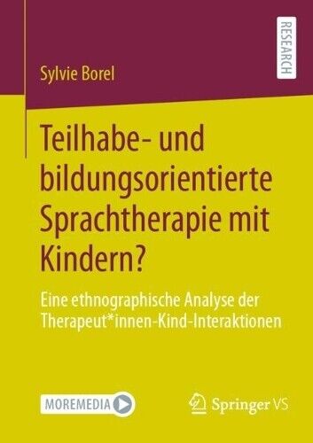 Sylvie Borel Teilhabe- und bildungsorientierte Sprachtherapie mit Ki (Tascabile)