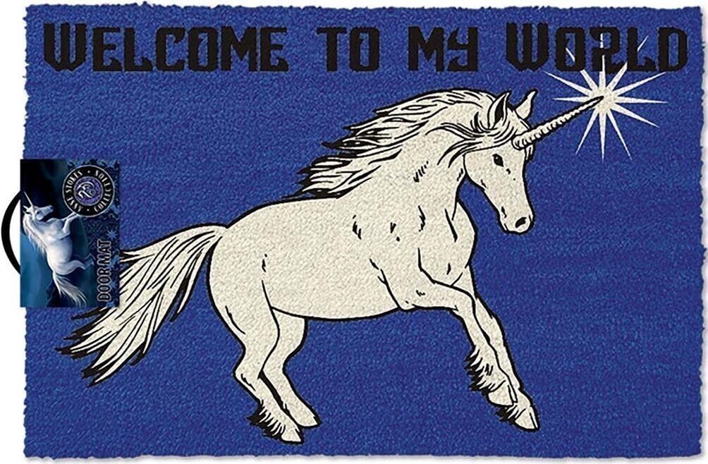 Anne Stokes: Pyramid - Unicorn - Welcome To My World (Doormat / Zerbino) -