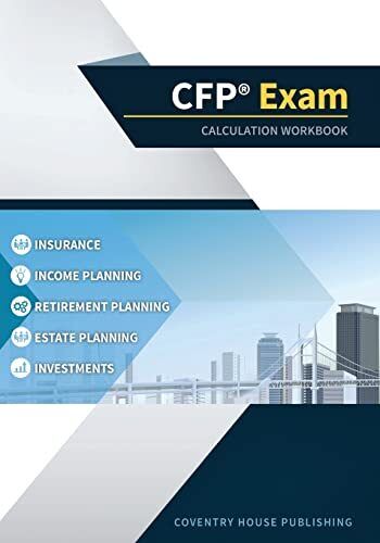 Coventry House Publishing CFP Exam Calculation Workbook (Tascabile)
