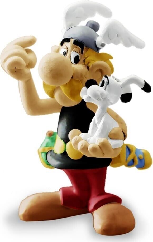 Asterix: Plastoy - Mini Figure Asterix Con Idefix -