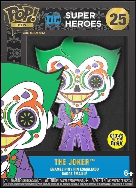 Dc Comics: Funko Pop! Large Enamel Pin - Joker (Pin 25) -