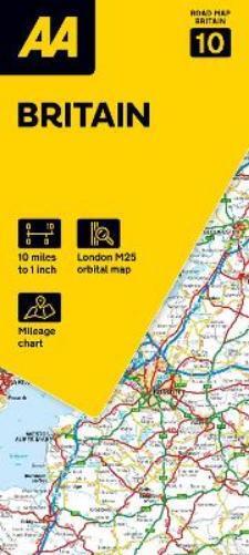 AA Road Map Britain (Map) AA Road Map Britain series