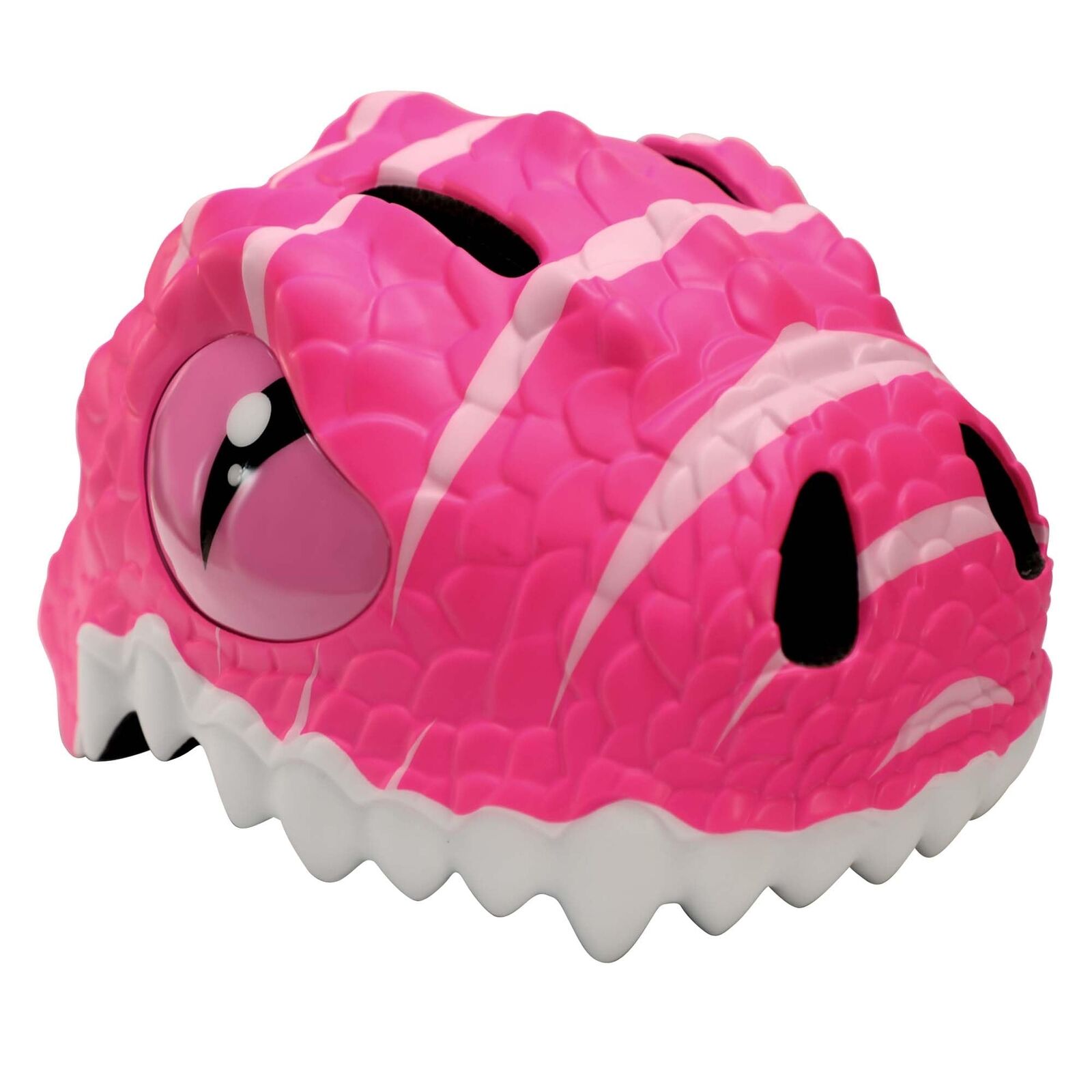 Crazy Safety - Dino Bicycle Helmet - Pink (100201-05-01) Toy NUOVO