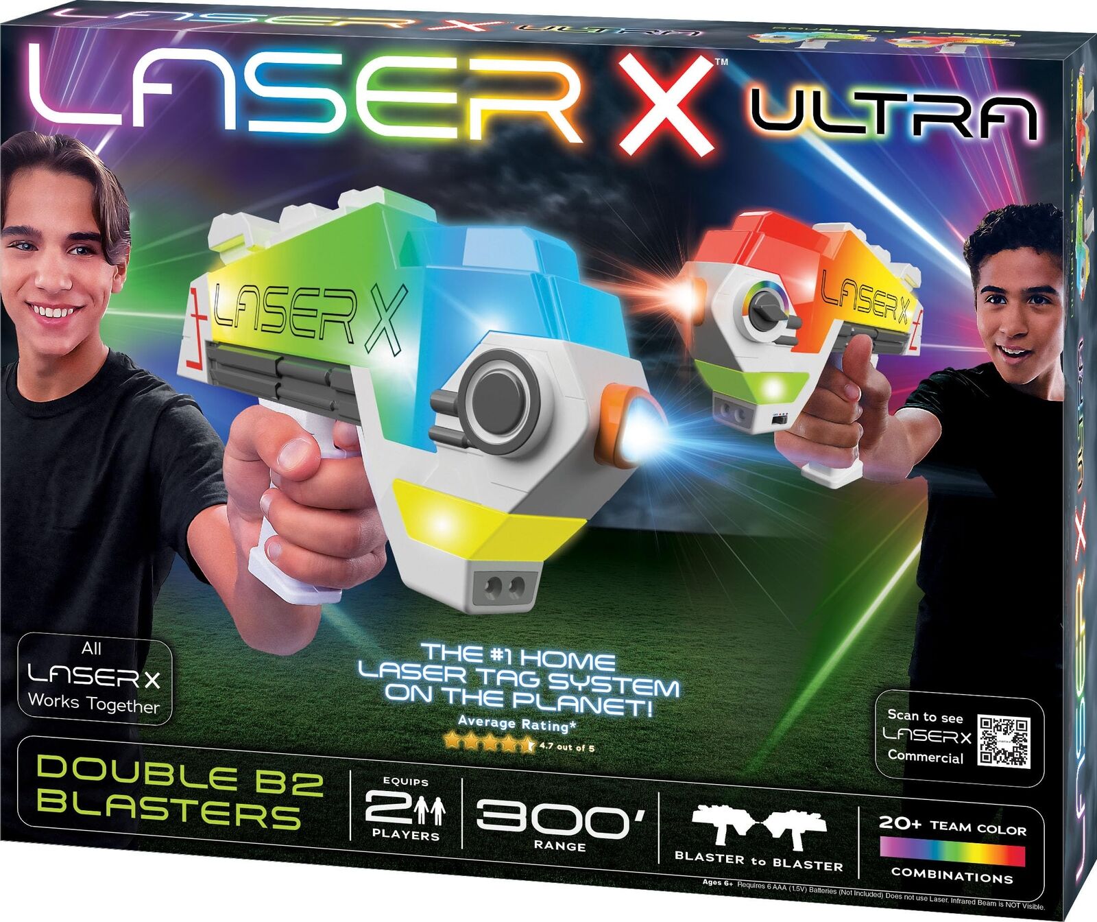 Laser X - Revolution Ultra Blaster To Blaster (20334) Toy NUOVO