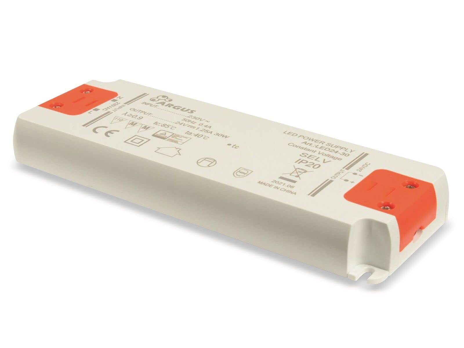 `Inter-Tech LED Trafo LED24-30 30W, 24V, 1250mA, I` ACC NUOVO