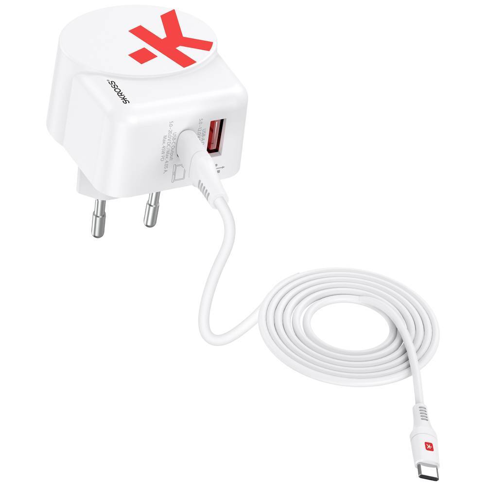 Skross Euro USB Charger AC45PD + USB-C cable Caricatore USB 45 W Ambiente