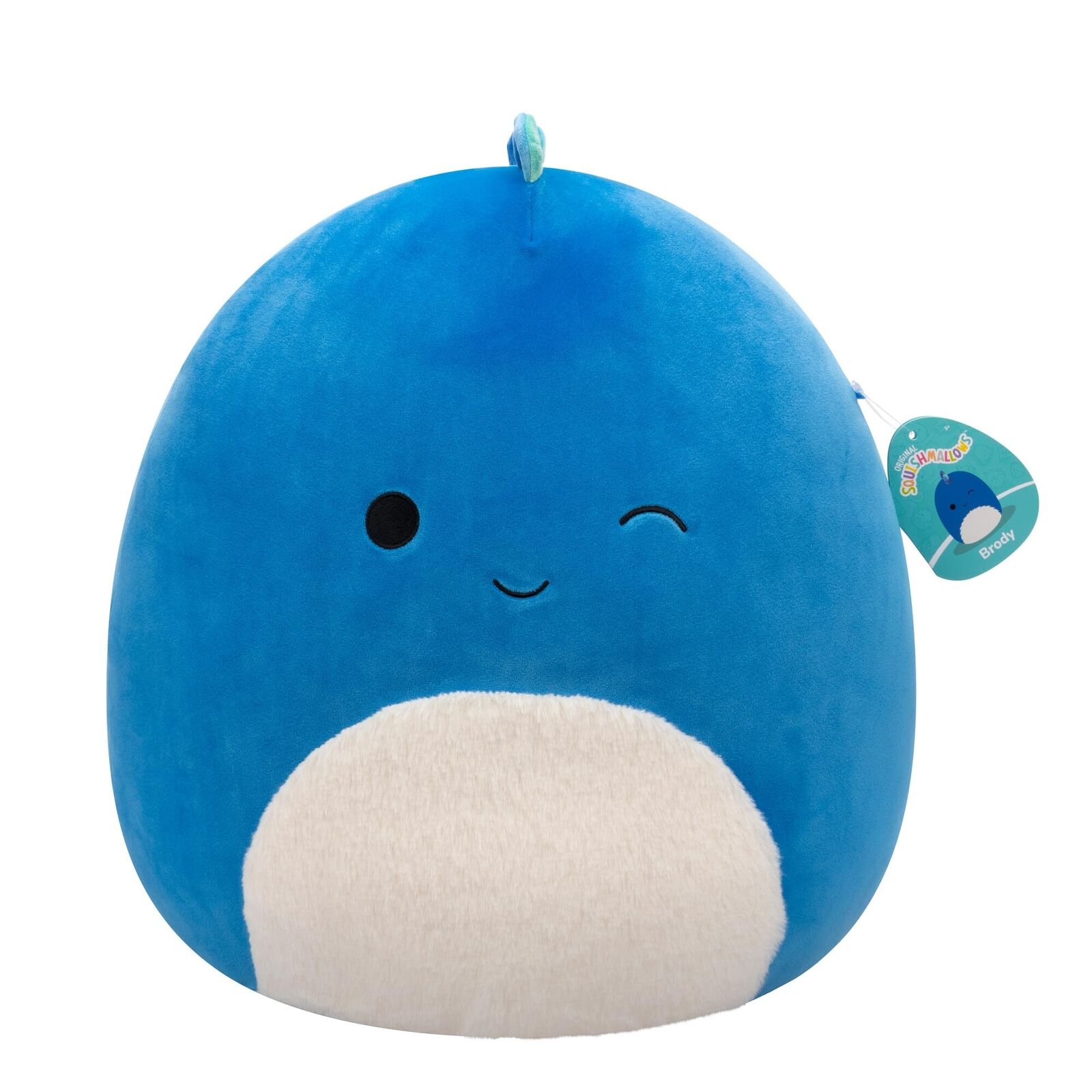 Squishmallows Pluschfigur Winking Dark Blue Dino w ACC NUOVO