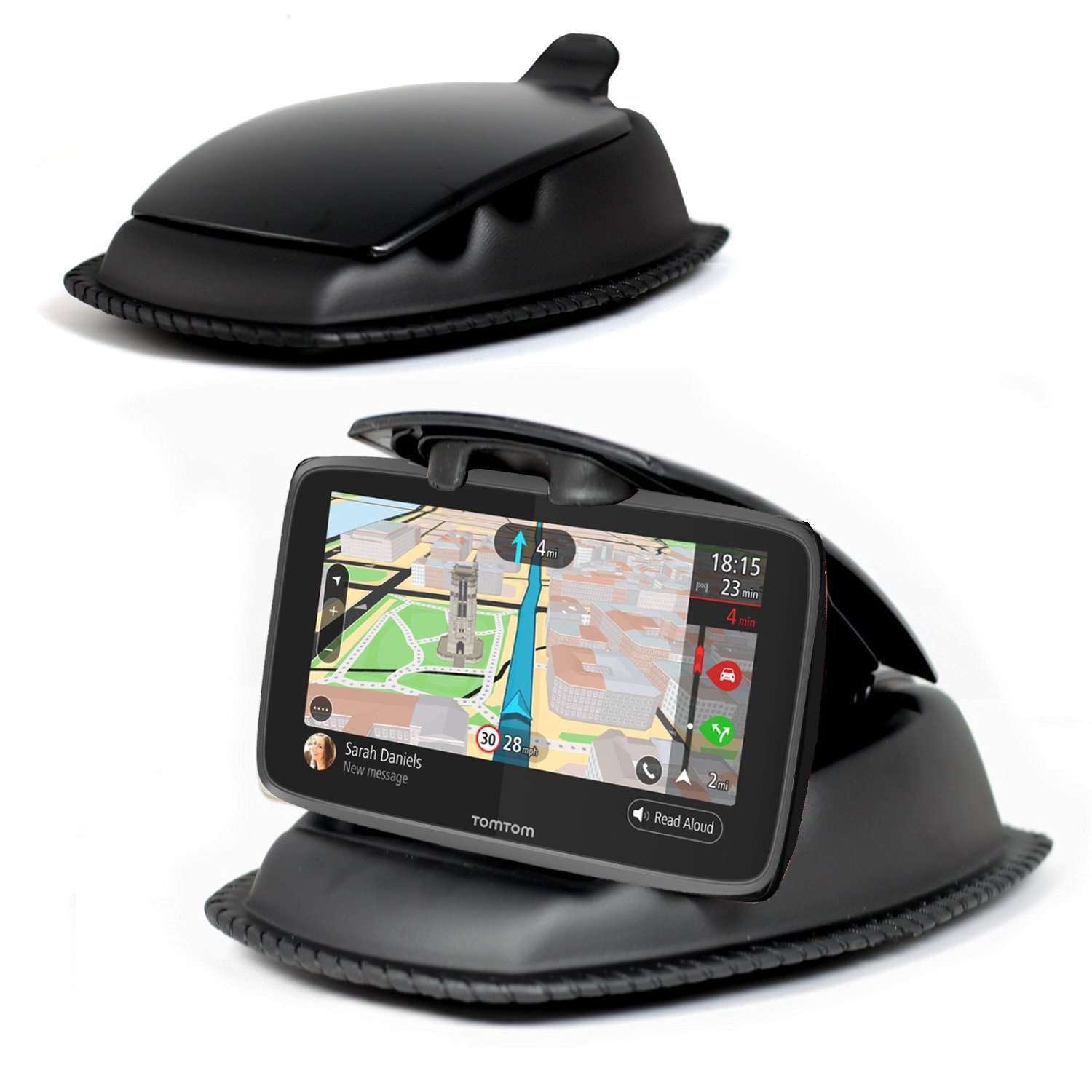 Navitech in Car Dashboard Friction Mount For Garmin Camper 895 Sat Nav 8 Inch