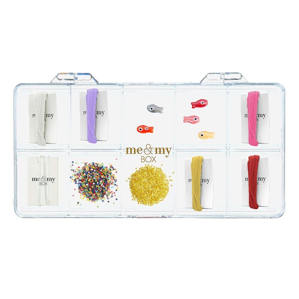 Me & My Box - Jewelry Kit Bracelet - Fish & Beads - Coral (Box901035) Toy NUOVO