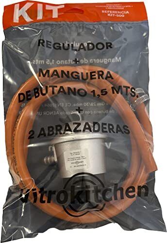 Butane Gas Regulator Vitrokitchen Kit500 NUOVO