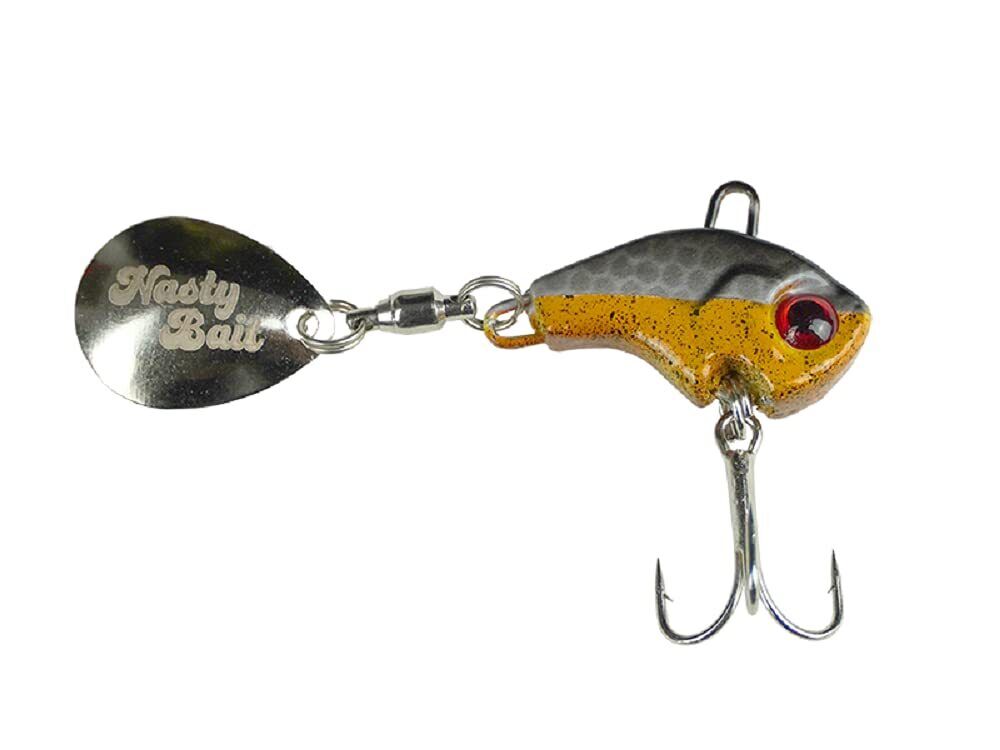 NASTY BAIT Lurchi sinkink Jig Spinner 5.5cm 9g Ash NUOVO