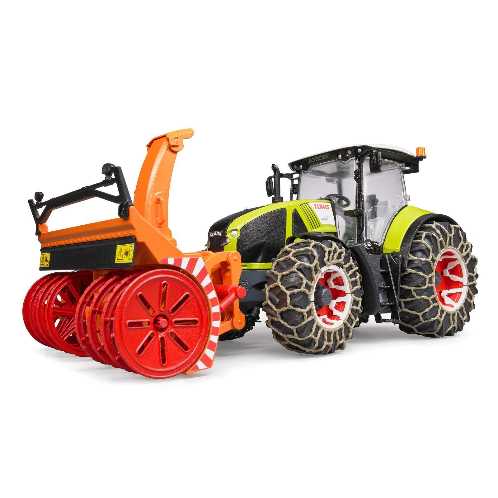 Claas Axion 950+Schneeketten und -frase NUOVO