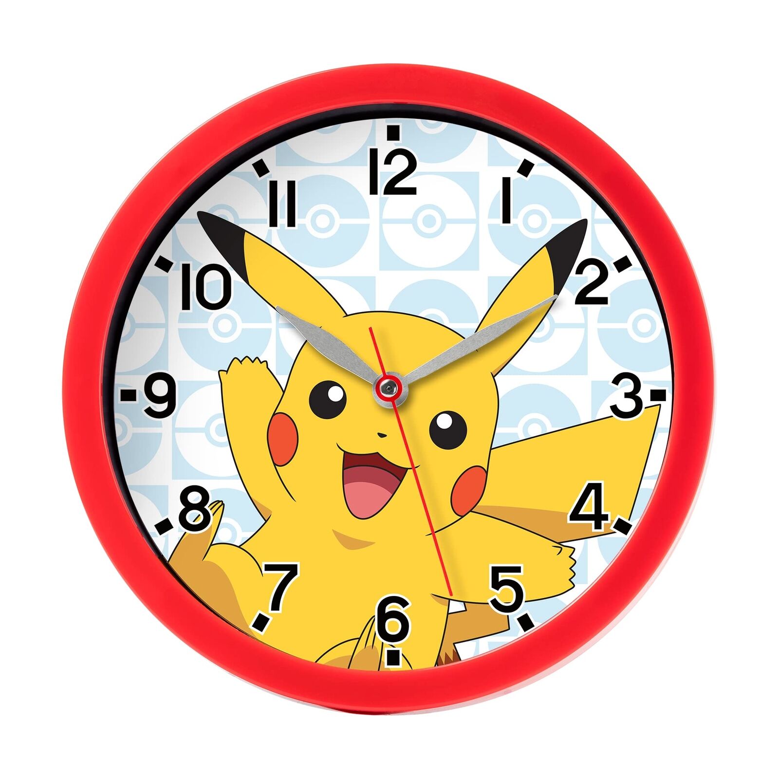 Merch Peers Hardy Wall Clock Pokemon Pikachu/Merchandise NUOVO