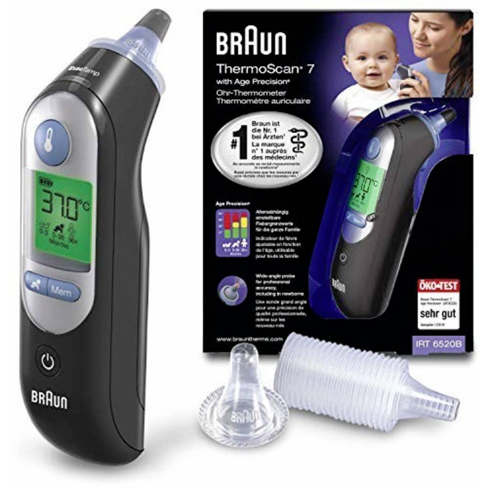 Braun ThermoScan 7 Termometro a infrarossi Puntale di misurazione preriscaldato