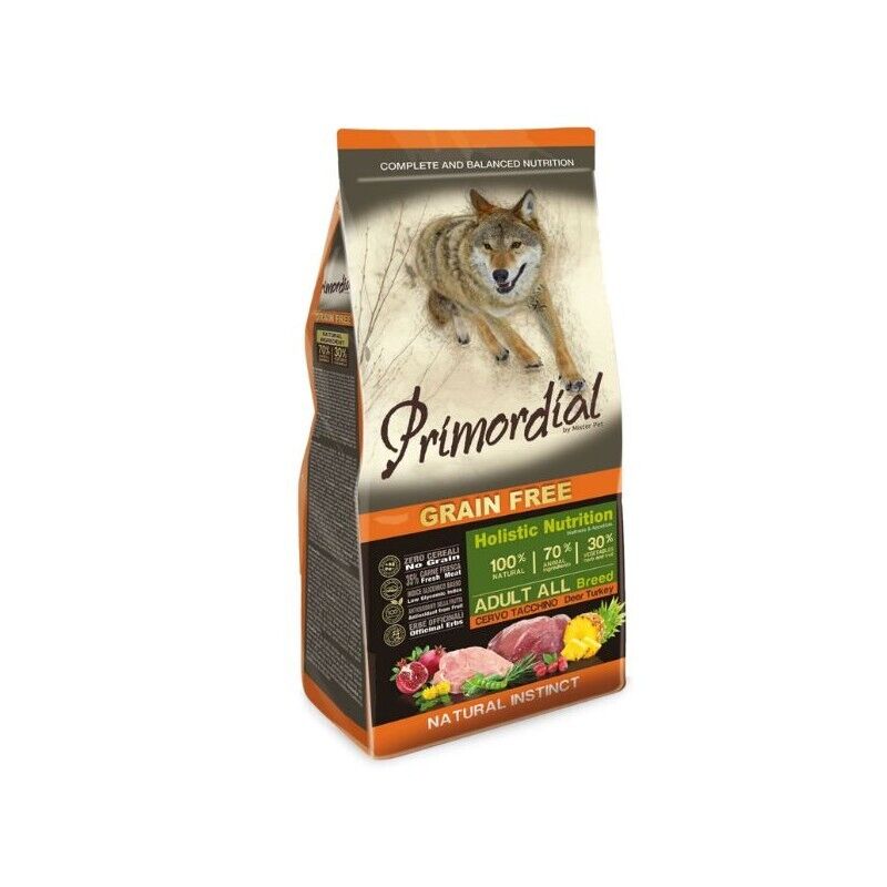PRIMORDIAL DOG ADULT CERVO E TACCHINO GRAIN FREE 12KG