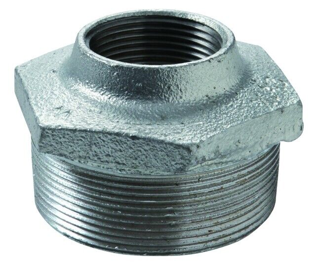 RACCORDO RIDOTTO MASCHIO FEMMINA IN GHISA MALLEABILE ZINCATO 1/2"x3/8"   GEORG F