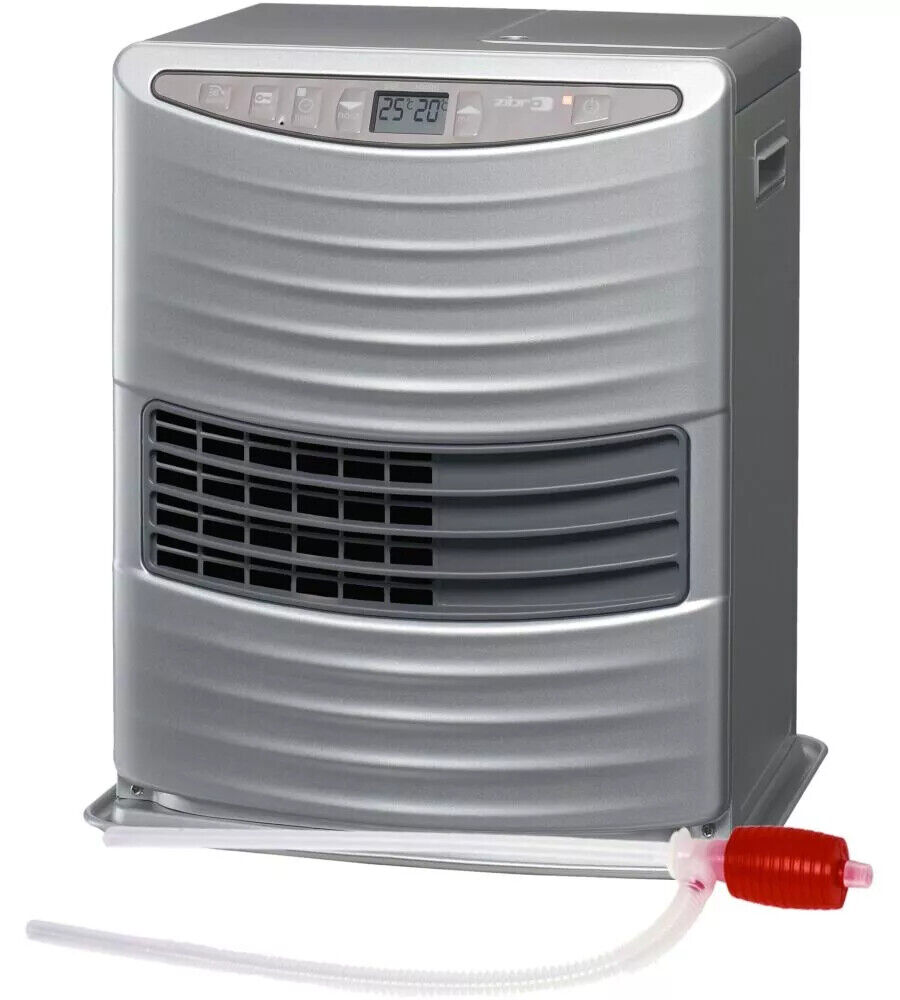 STUFA A COMBUSTIBILE LIQUIDO ELETTRONICA "ZIBRO LC-30" ARGENTO 3 KW