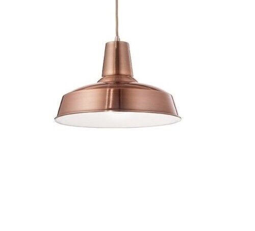 IDEAL LUX MOBY SP1 RAME, lampada a sospensione moderna casa ufficio in metallo