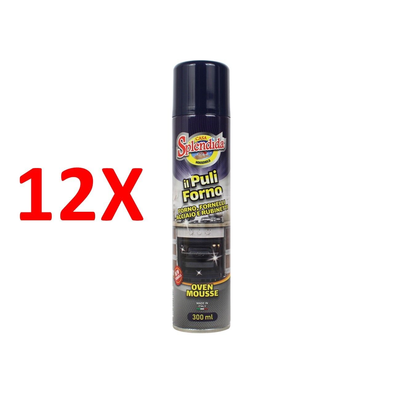 12 X Splendida Il Puliforno Spray 300 Ml.