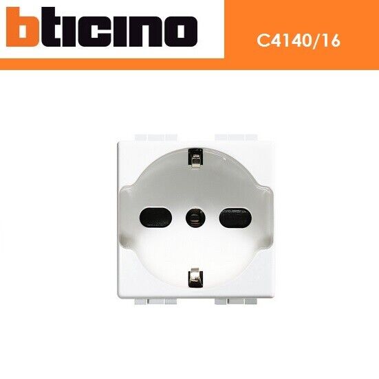 PRESA SCHUKO C4140/16 BTICINO LUNA