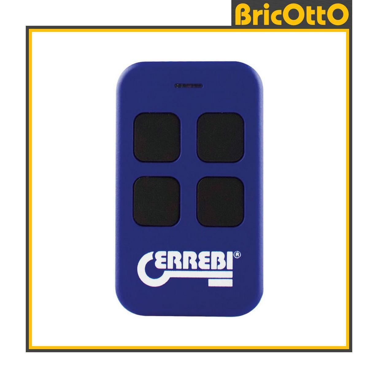 TELECOMANDO RADIOCOMANDO "BASIC 433 MHZ FISSO BLU" ERREBI PER GARAGE CANCELLI