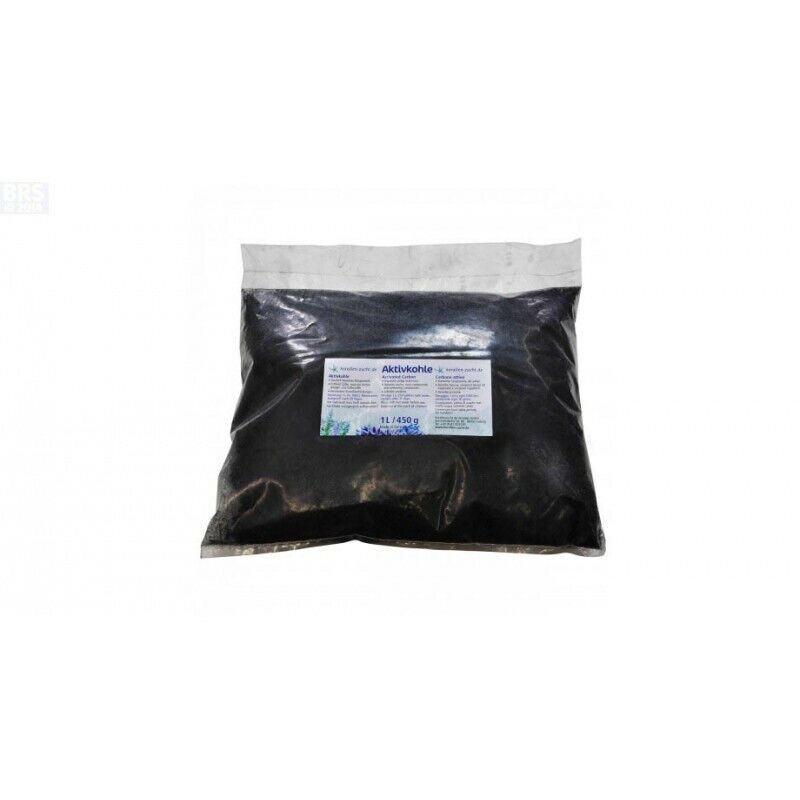 KORALLEN-ZUCHT AKTIVKOHLE 1 LITRO CARBONE ATTIVO ACQUARIO MARINO CORALLI