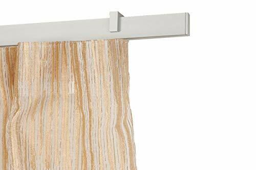 InCasa Binario per Tende 32x12mm, L. 140 cm. in Alluminio Satinato – (p1i)