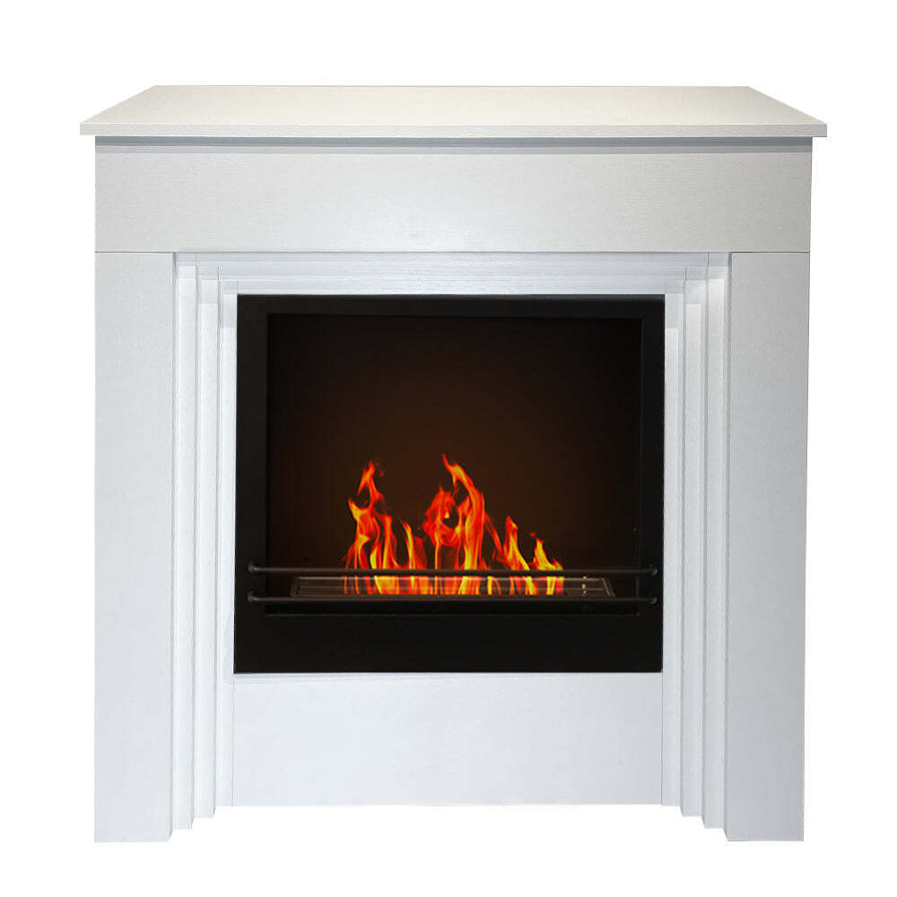 Divina Fire Camino a Bioetanolo da Terra Bellini Legno Bianco 96x35x96 DF95597
