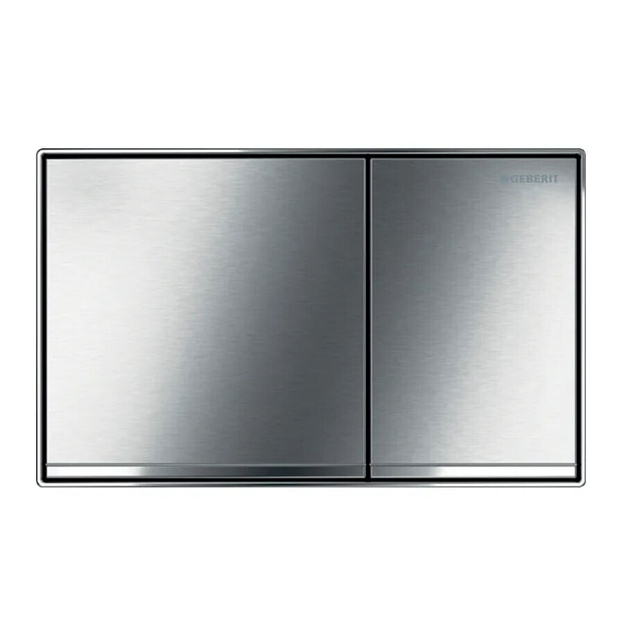 Placca Geberit Sigma 60 Cromo Spazzolato Filo Parete | 115.640.GH.1