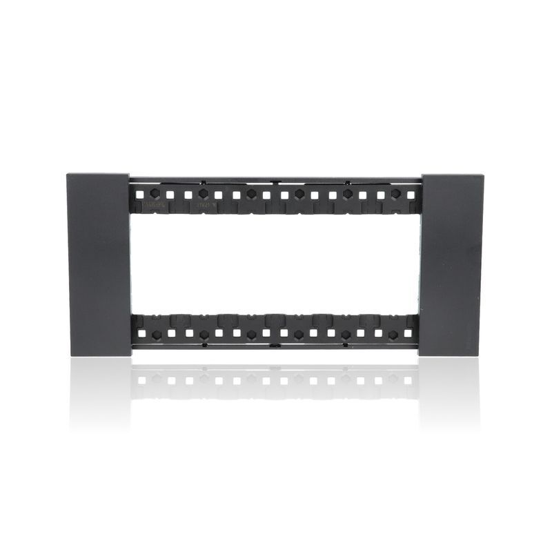 BTICINO KA4806KG Placca  6 Moduli - Nero - Now